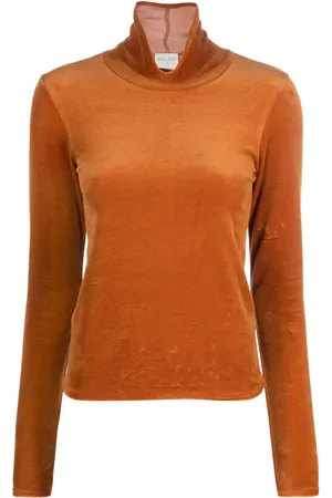 FORTE FORTE Langarmshirt mit Stehkragen