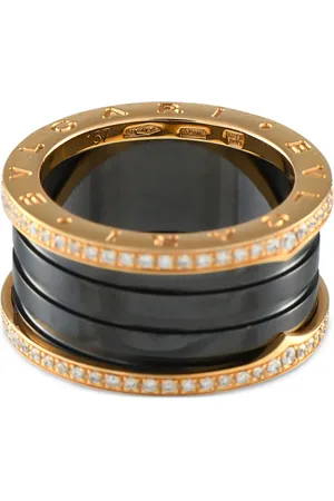 Bvlgari 18kt B.Zero1 Rotgoldring mit Diamant