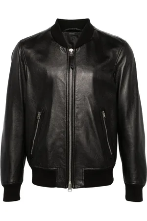 Tom Ford Bomberjacke aus strukturiertem Leder
