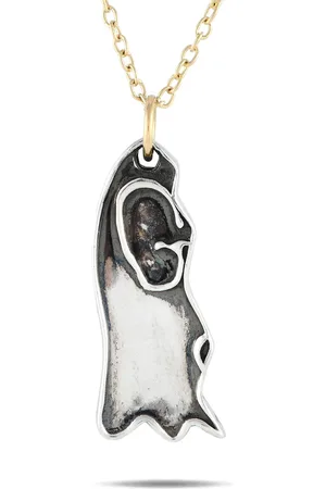 Gucci 18kt Ghost Gelbgoldhalskette