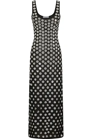 Paco rabanne Besticktes Maxikleid