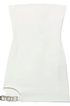 GCDS Minikleid mit Logo-Schild