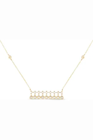 LB Exclusive 14kt Goldhalskette mit Diamant