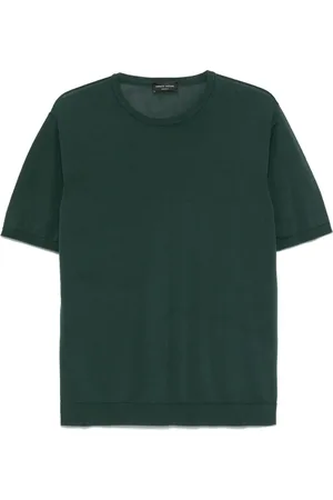 Roberto Collina Fein gestricktes T-Shirt