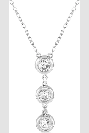 LB Exclusive 14kt Weißgoldhalskette mit Diamant