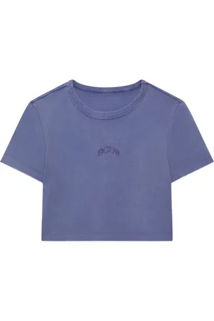 GCDS Lounge Logo Cropped-T-Shirt