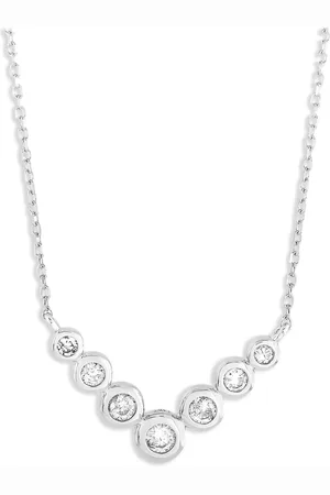 LB Exclusive 14kt Weißgoldhalskette mit Diamant