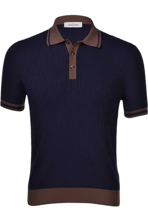 Gran Sasso Poloshirt mit Kontrastdetail