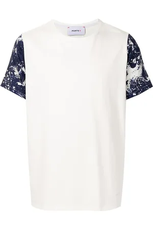 Ports V T-Shirt mit Farbklecks-Print