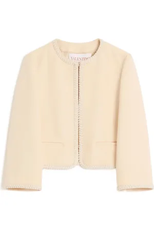 VALENTINO GARAVANI Crepe Couture Jacke
