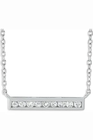 LB Exclusive 14kt Weißgoldhalskette mit Diamant