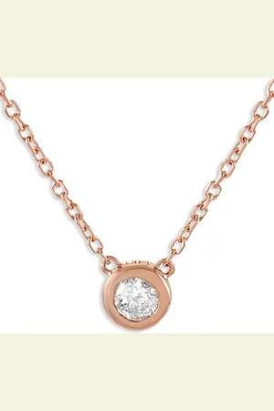 LB Exclusive 14kt Rotgoldhalskette mit Diamant