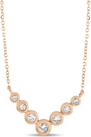 LB Exclusive 14kt Rotgoldhalskette mit Diamant