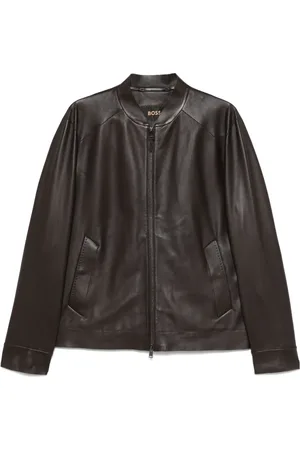 HUGO BOSS Klassische Lederjacke
