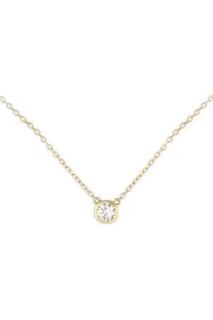 LB Exclusive 14kt Goldhalskette mit Diamant