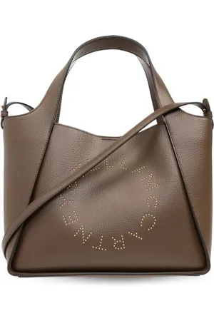 Stella McCartney Handtasche aus Faux-Leder mit perforiertem Logo