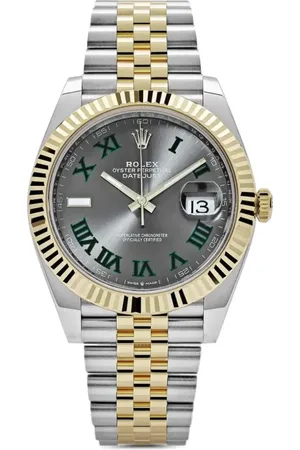 Rolex 2022 pre-owned Datejust Wimbledon 41mm