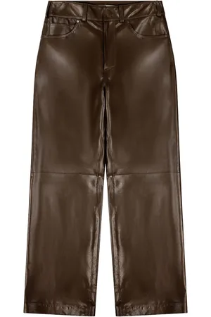 Entire Studios Lederhose mit geradem Bein