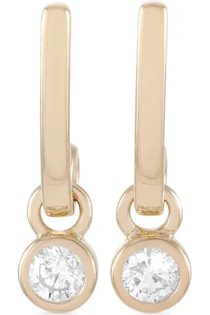 LB Exclusive 14kt Gelbgoldohrringe mit Diamanten