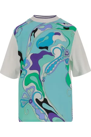 Puccini T-Shirt mit Orchidee-Print