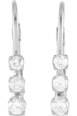 LB Exclusive 14kt Weißgoldohrringe mit Diamant