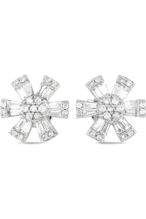 LB Exclusive 14kt Weißgoldohrstecker mit Diamant