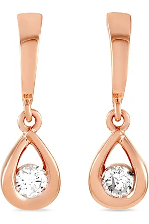 LB Exclusive 14kt Rotgoldohrringe mit Diamant