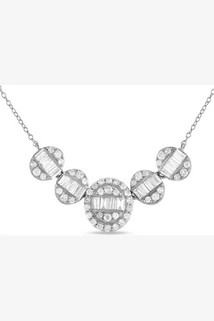LB Exclusive 14kt Weißgoldhalskette mit Diamant