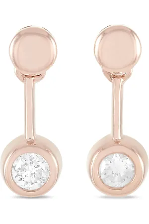 LB Exclusive 14kt Rotgoldohrringe mit Diamant