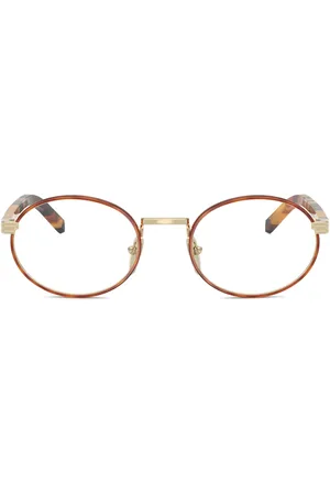 Prada Brille mit rundem Gestell