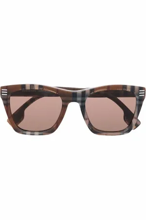 Burberry Sonnenbrille mit eckigem Gestell