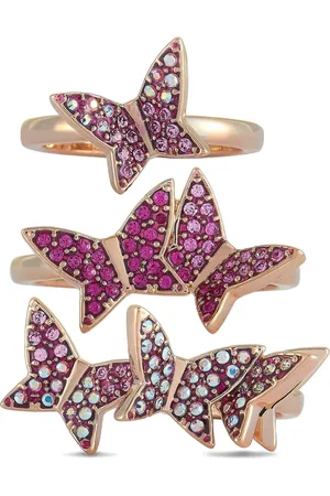 Swarovski Stapelbare Lilia Ringe (3er-Set)