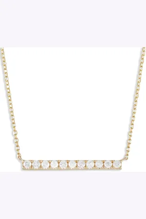 LB Exclusive 14kt Goldhalskette mit Diamant