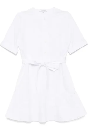 Maison Kitsuné Kleid mit kurzen Ärmeln