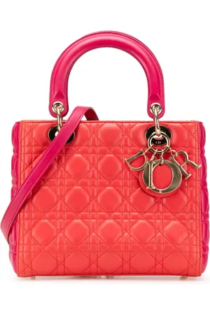 Dior 2014 mittelgroße Cannage Lady Dior Satchel-Tasche