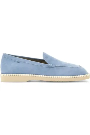 Hogan Loafer aus Wildleder mit Logo-Prägung