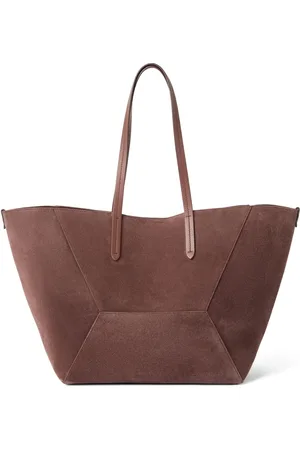 Brunello Cucinelli Duo Tote Bag aus Wildleder