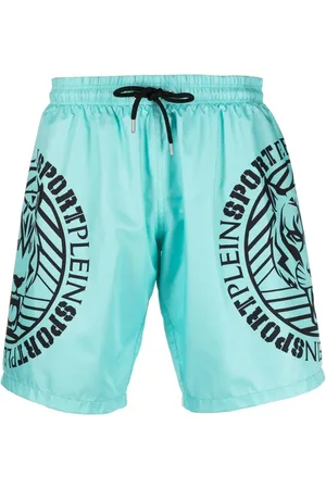 Philipp Plein Badeshorts mit Tiger-Print
