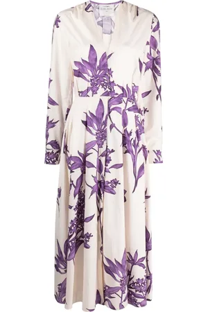 FORTE FORTE Hemdkleid mit Blumen-Print