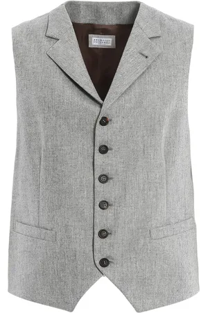 Brunello Cucinelli Weste aus Leinen