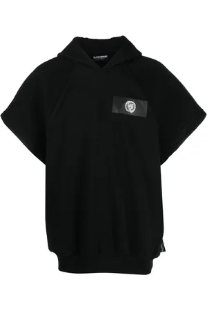 Philipp Plein Kurzärmeliger Hoodie mit Logo