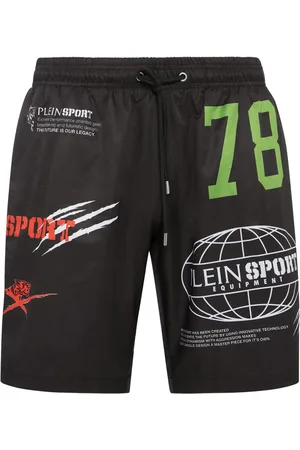 Philipp Plein Badeshorts mit Logo-Print