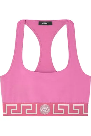 VERSACE Sport-BH mit Greca-Besatz