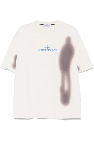 Stone Island T-Shirt mit Blurry One-Print