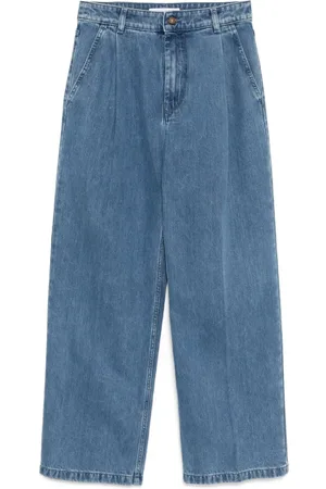 Maison Kitsuné Jeans mit Falten
