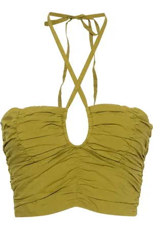 FORTE FORTE Neckholder-Top mit Rüschen