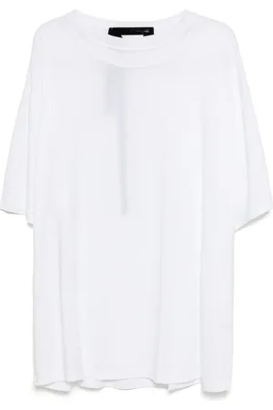 Marina Yee T-Shirt mit doppeltem Kragen