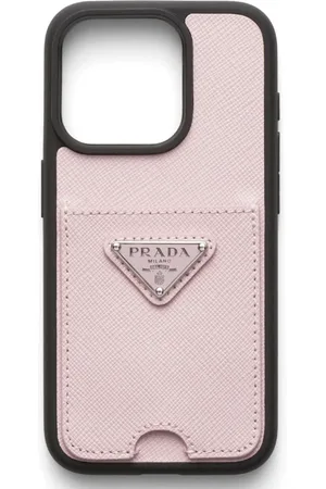 Prada IPhone 15 Pro-Hülle mit Triangel-Logo