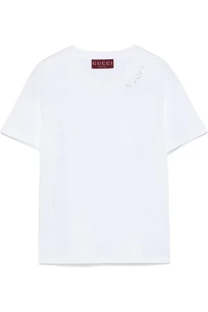 Gucci T-Shirt mit Kristallen