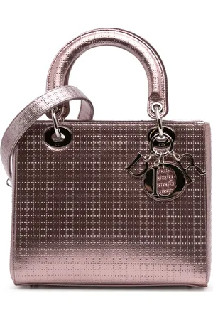 Dior 2016 mittelgroße Microcannage Lady Dior Satchel-Tasche